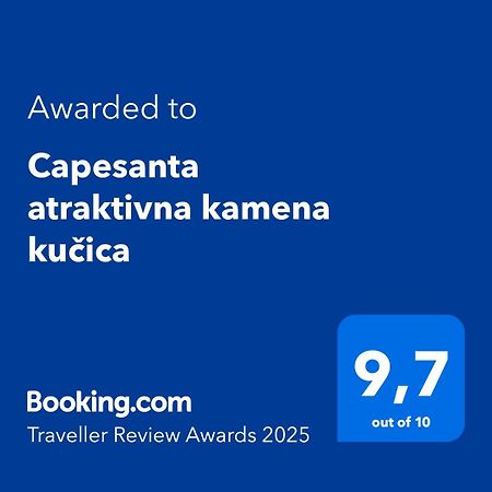 Willa Capesanta Atraktivna Kamena Kucica Lukoran Zewnętrze zdjęcie